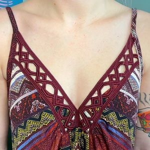 Vintage Print Jumpsuit